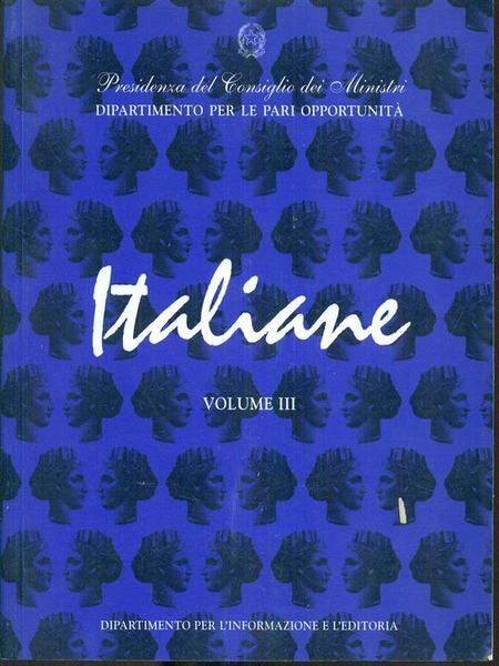Italiane. Vol III