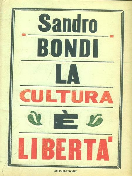 La cultura e' liberta'