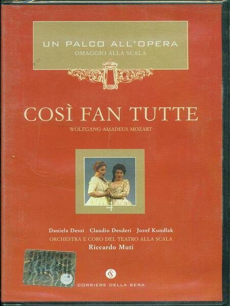 DVD Cosi fan tutte