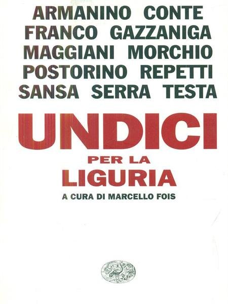 Undici per la Liguria