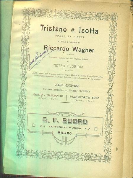 tristano e Isotta