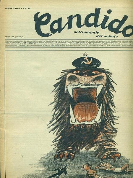 Candido n.34 - 22 agosto 1954