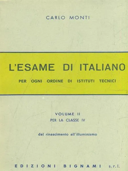 L'esame di Italiano - Volume II | Immagine principale