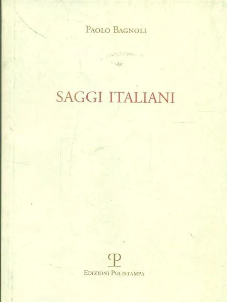 Saggi italiani