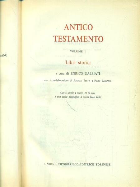 La sacra Bibbia - Antico testamento vol I