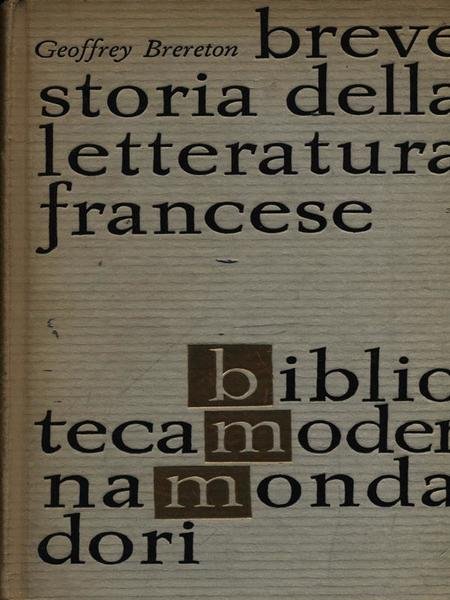 Breve storia della letteratura francese