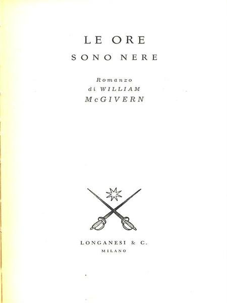 Le ore sono nere
