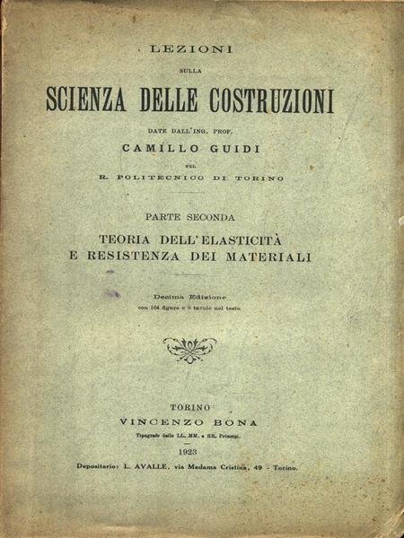 Lezioni sulla Scienza delle Costruzioni - Parte II