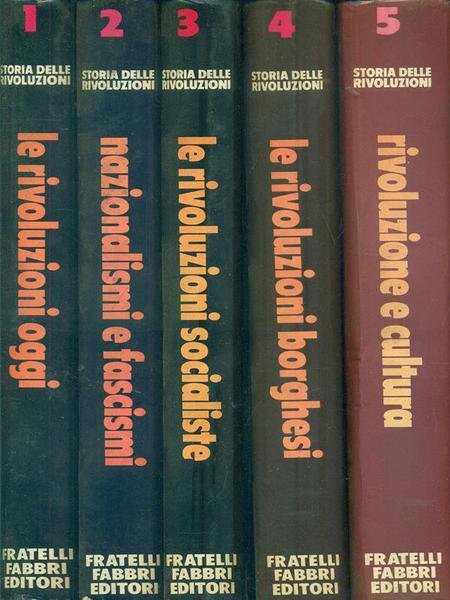 Storia delle Rivoluzioni. 5 Volumi