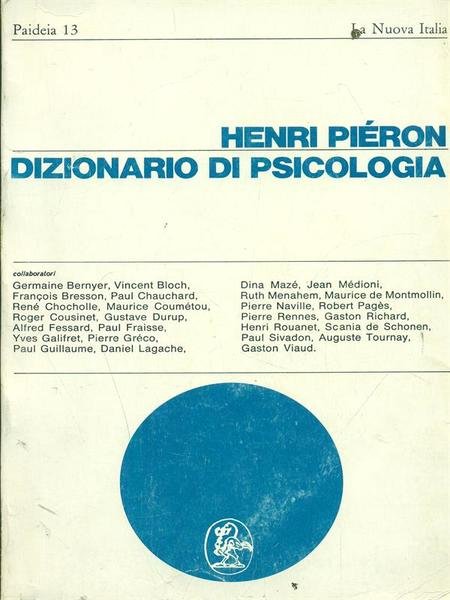 Dizionario di psicologia