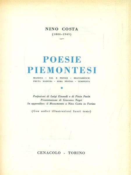 Poesie piemontesi