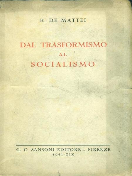Dal trasformismo al socialismo