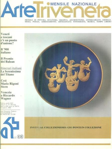 Mensile nazionale Arte triveneta n. 33/aprile 1983