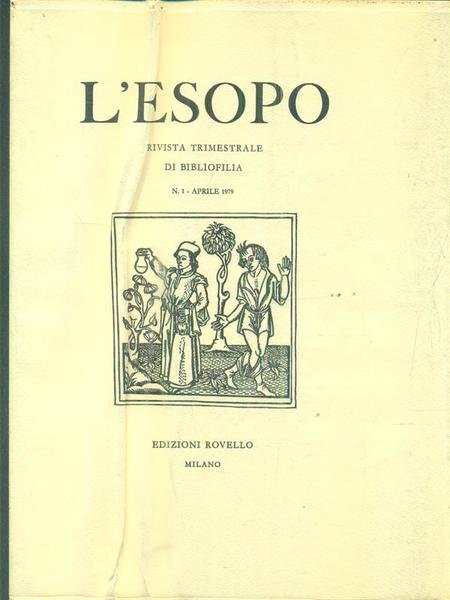 L'Esopo. Rivista trimestrale. Annata completa 1979 | Immagine principale
