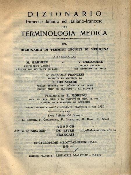 Dizionario di Terminologia Medica