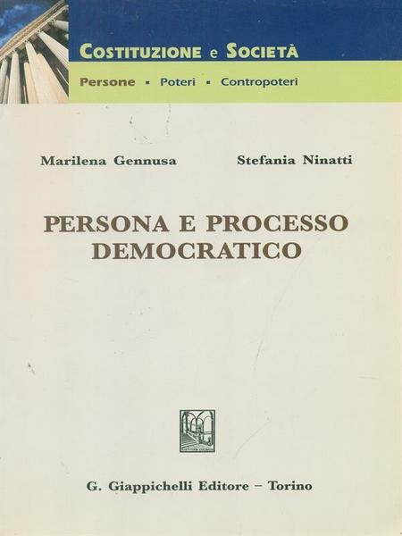 Persona e processo democratico