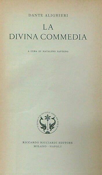 La divina commedia