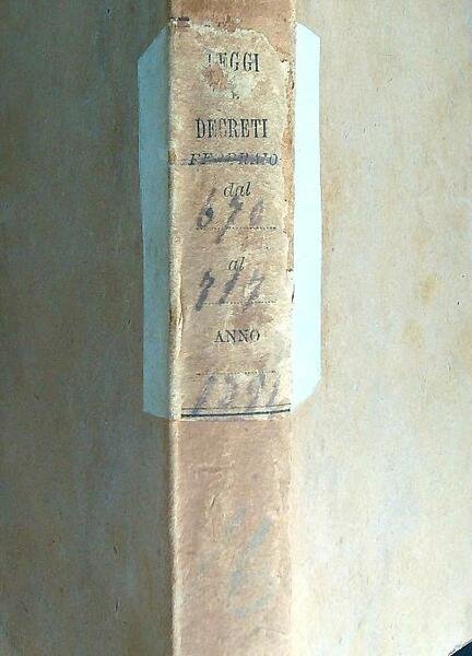 Leggi e decreti dal 670 al 717. Anno 1891 | Immagine principale