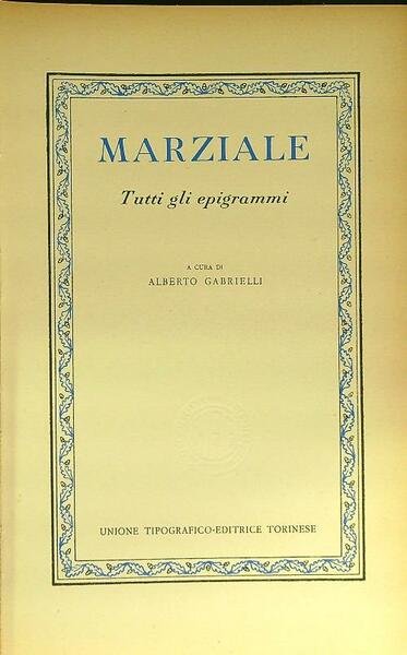 Tutti gli epigrammi