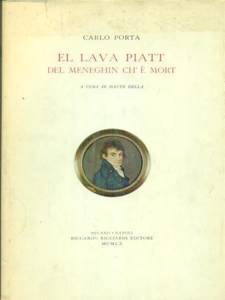 El lava piatt del meneghin ch'e' mort