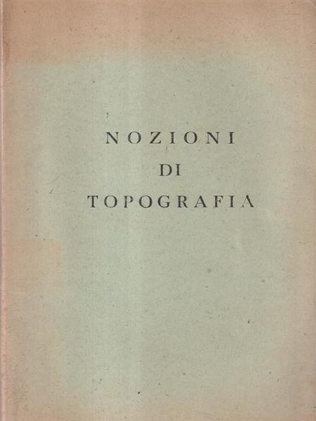 Nozioni di topografia