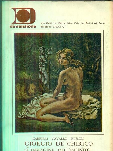 Giorgio De Chirico. L'immagine dell'infinito