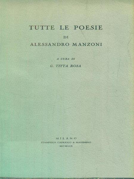 Tutte le poesie