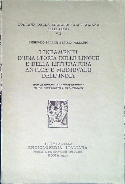 Lineamenti d'una storia delle lingue e della letteratura antica e …