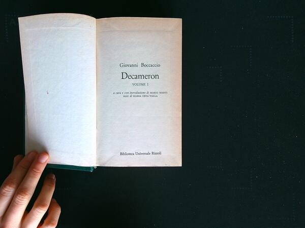 Decameron Volume I