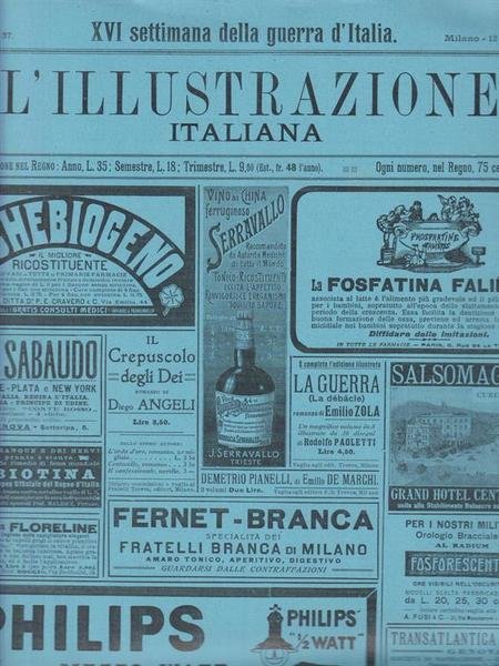 L'illustrazione Italiana 12 settembre 1915