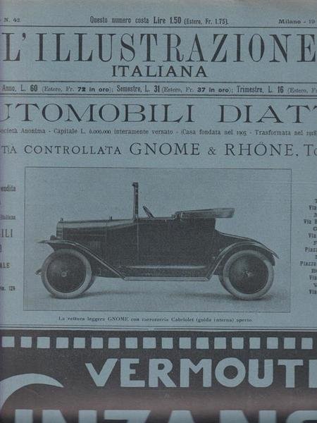 L'illustrazione Italiana 19 ottobre 1919