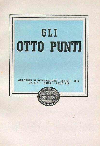 Gli otto punti