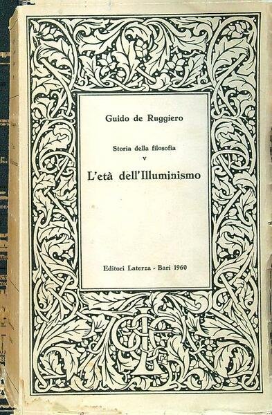 Storia della filosofia V - L'eta' dell'illuminismo