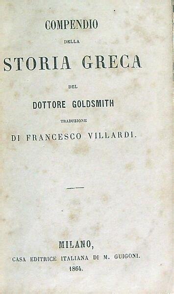 Compendio della storia greca
