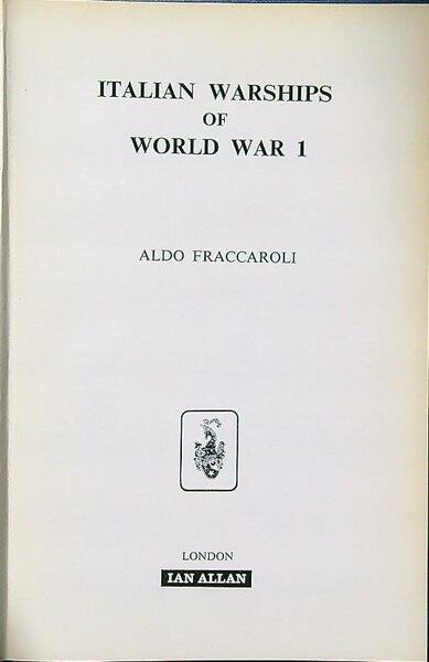 Italian warships of world war 1