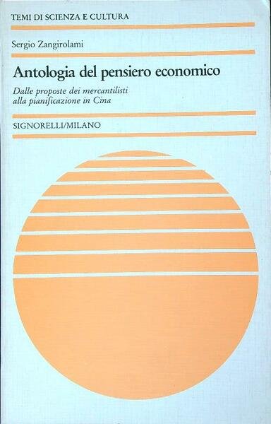 Antologia del pensiero economico | Immagine principale