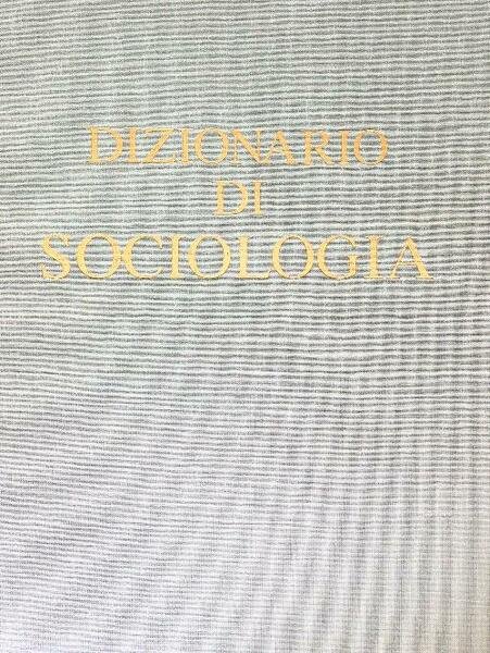 Dizionario di sociologia