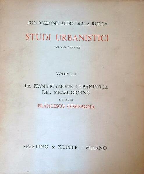 La pianificazione urbanistica del Mezzogiorno