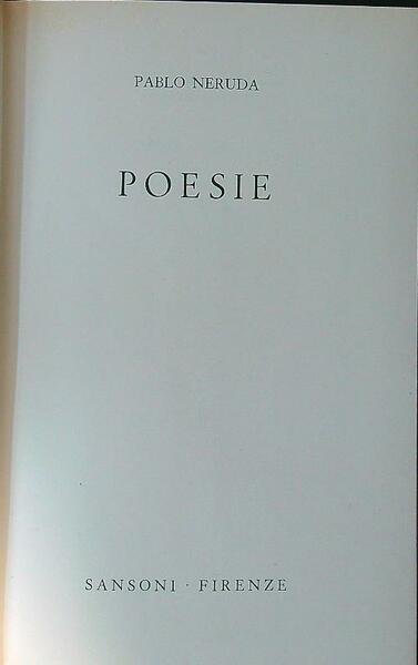 Poesie