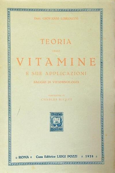 Teoria delle vitamine e sue applicazioni | Immagine principale