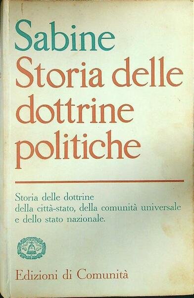 Storia delle dottrine politiche