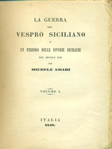 La guerra del Vespro Siciliano Vol. 1