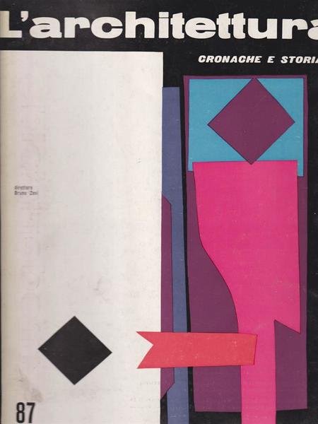 L'architettura n.87 gennaio 1963