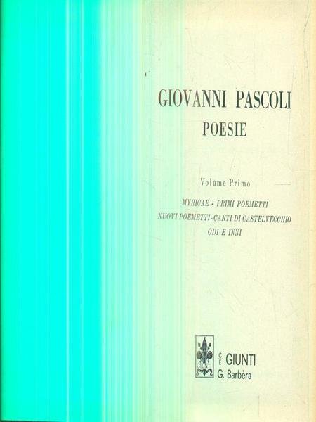 Tutte le poesie. Vol 1