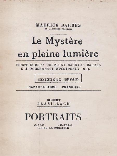 Le Mystere en pleine lumiere