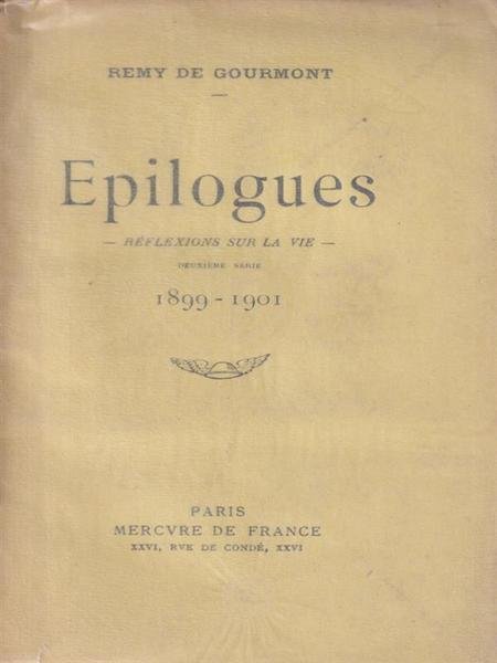 Epilogues 1899-1901