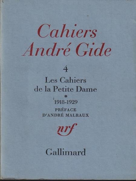 Cahiers Andre' Gide 4