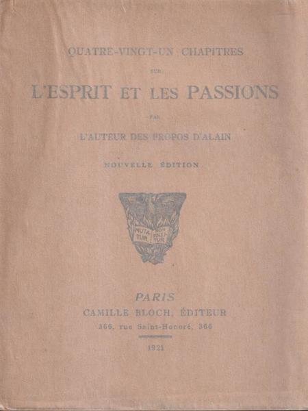 L'esprit et les passions