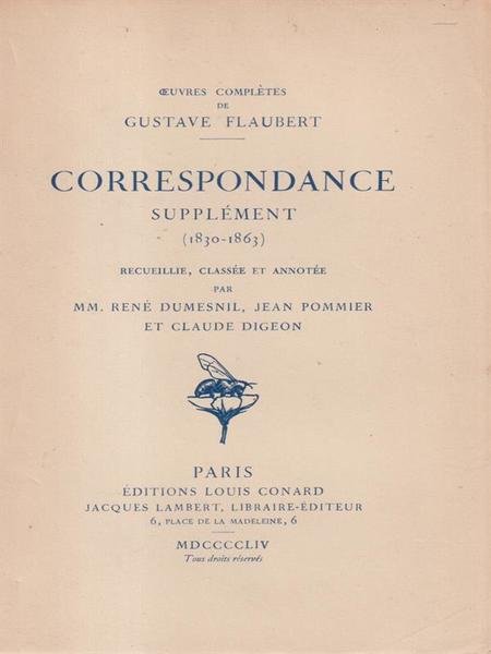 Correspondance Supplement (1830-1863) | Immagine Gallery 1