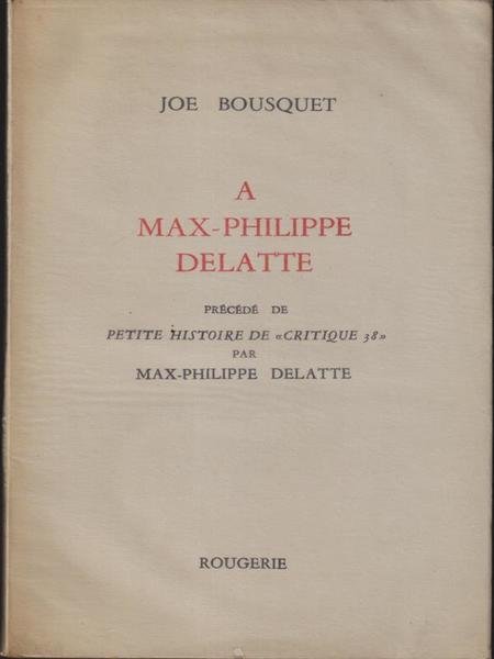 A Max-Philippe Delatte